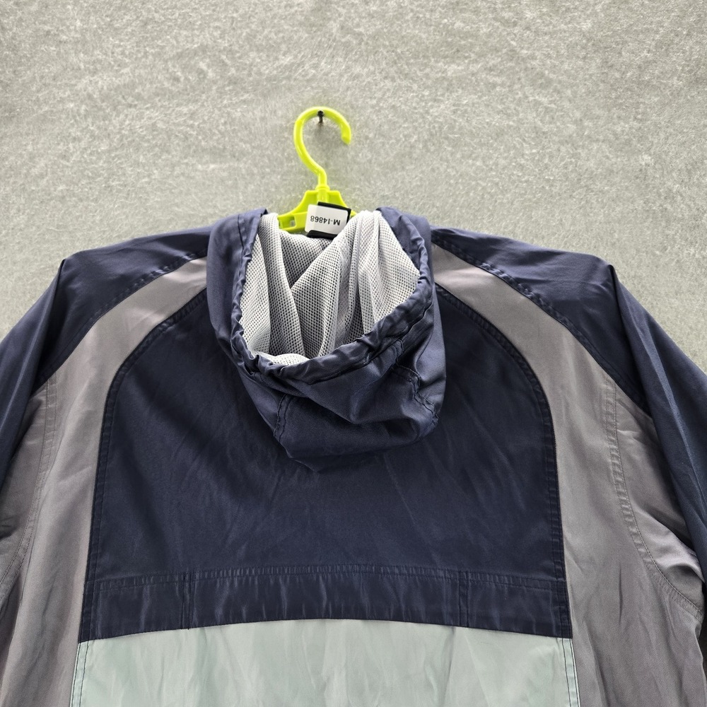 VINTAGE Nike VB Men Jacket L Gray Windbreaker Center Swoosh Volley Ball 90s READ - Picture 8 of 9